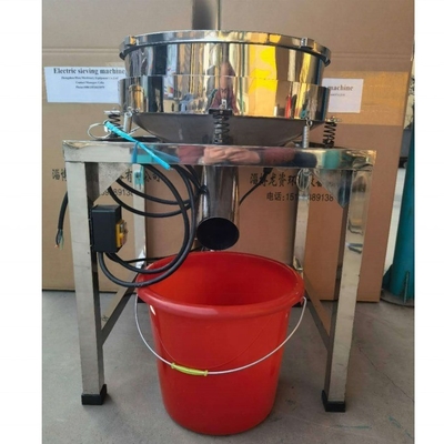 Capacidade 100-500 kg/h Seta rotativa vibratória para máquina de triagem de farinha de coco para venda a retalho
