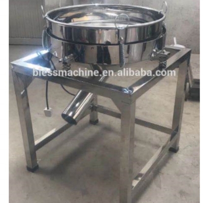 Capacidade 100-500 kg/h Seta rotativa vibratória para máquina de triagem de farinha de coco para venda a retalho