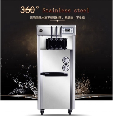 Máquina de gelado industrial com construção de aço inoxidável 304 e tensão 220V/50Hz