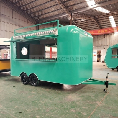 3.8*1.6*2.35m camião de comida móvel personalizado com cozinha completa e condição personalizada
