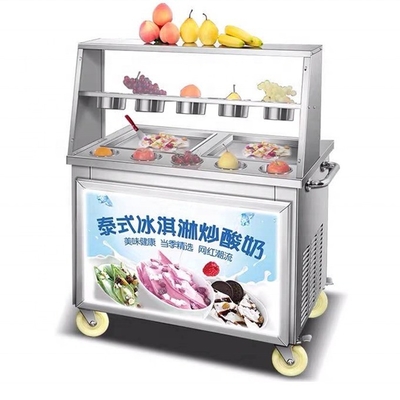 Botão automático de descongelamento por 23 anos Máquina de gelado de pedra fria de mármore