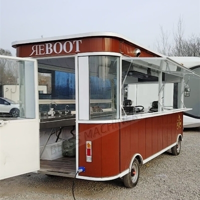 Full Kitchen Food Truck móvel de venda a retalho Food Trailer para Pizza Burgers BBQ
