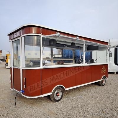 Full Kitchen Food Truck móvel de venda a retalho Food Trailer para Pizza Burgers BBQ