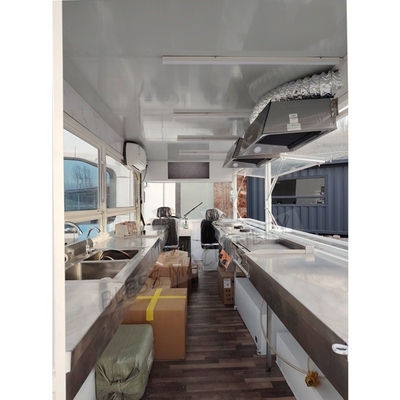 Full Kitchen Food Truck móvel de venda a retalho Food Trailer para Pizza Burgers BBQ