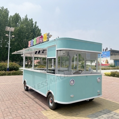 Street Mobile Mini HotDog Ice Cream Fast Food Cart Trailer com Rodas Pequeno Food Truck