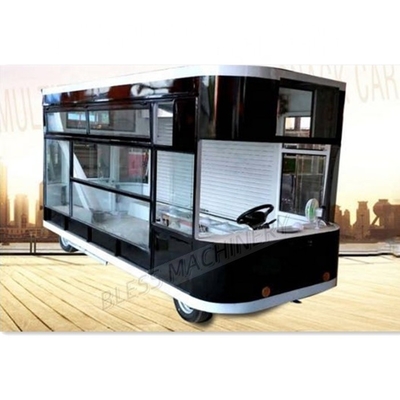 Caminhão de alimentos móvel para óleo de cozinha Fast Food Trailer Restaurante Taco Concessão Carrinho de alimentos