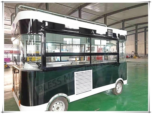 Caminhão de alimentos móvel para óleo de cozinha Fast Food Trailer Restaurante Taco Concessão Carrinho de alimentos