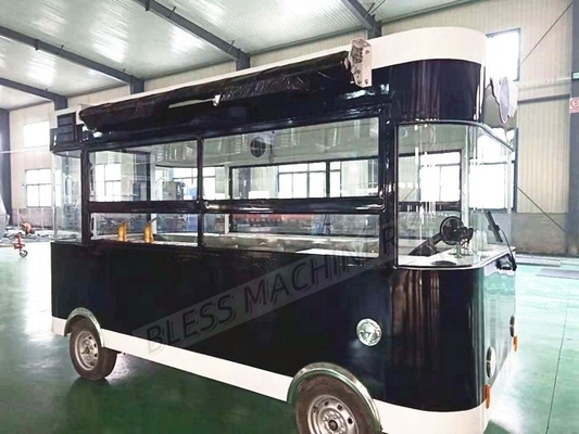Caminhão de alimentos móvel para óleo de cozinha Fast Food Trailer Restaurante Taco Concessão Carrinho de alimentos