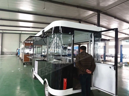 Caminhão de alimentos móvel para óleo de cozinha Fast Food Trailer Restaurante Taco Concessão Carrinho de alimentos