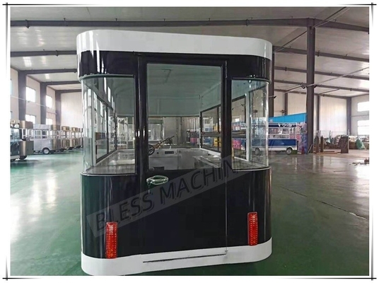 Caminhão de alimentos móvel para óleo de cozinha Fast Food Trailer Restaurante Taco Concessão Carrinho de alimentos