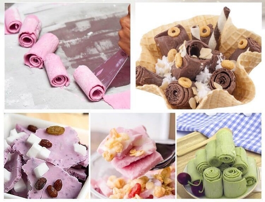 Experimente a mistura perfeita de sabor e design com a nossa máquina de gelado de pedra fria