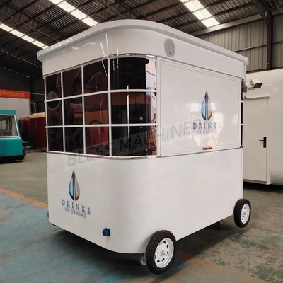 Caminhões móveis de trailers de lanches de alimentos Caminhões de alimentação multifunção com matéria-prima à base de farinha