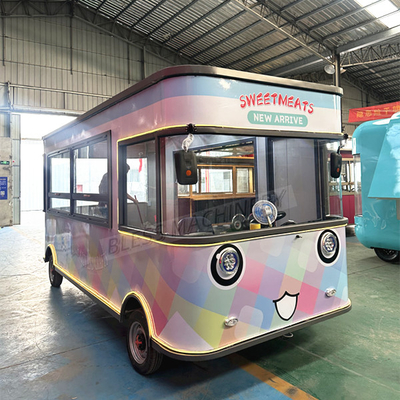 Caminhão Elétrico Caminhão Móvel Snack Pão Caminhão Alimentar para Vinícola e Bebidas Alimentares