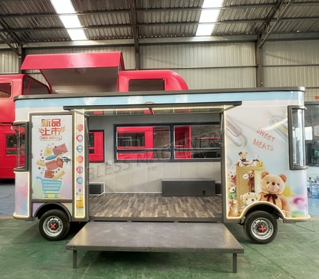 Caminhão Elétrico Caminhão Móvel Snack Pão Caminhão Alimentar para Vinícola e Bebidas Alimentares