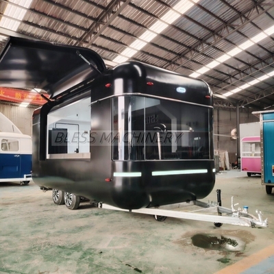 110V220V Concessão Retro Gelado Carrinho de Turquia Móvel Fritadora de Profundidade Food Truck Trailer USA