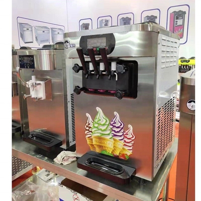 Máquina de gelados moles com capacidade de 16-88L/h e matéria-prima de chocolate