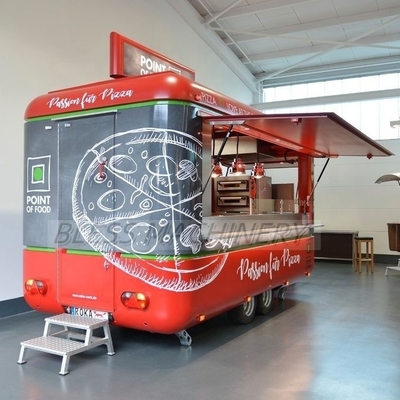 Aplicação de moinho de farinha Kitchen móvel personalizado quiosque de alimentos para oficinas de reparação de máquinas