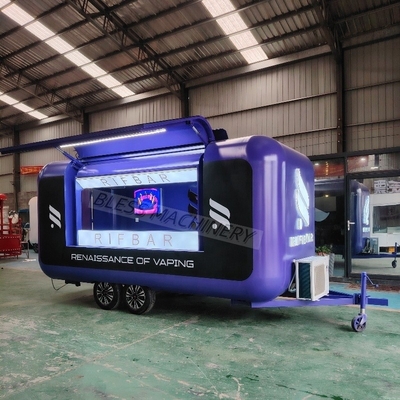 Vintage Electric Pizza Drive Mobile Food Truck Trailer totalmente equipado para frutas nos EUA