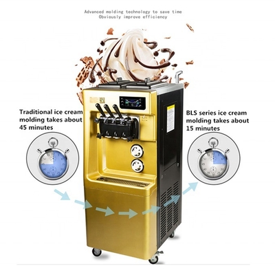 Rainbow Soft Serve Ice Cream Machine para aplicações à base de água
