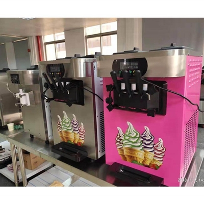 Indicador digital de garantia do comércio Máquina de sorvete Carpigiani com 3 sabores e 1 mistura