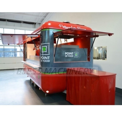 Airstream Custom Hot Dog Snack Fast Food Trailer com cozinha completa na Europa Pizza Grill