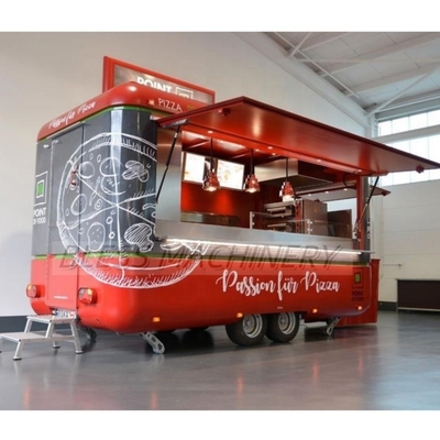 Airstream Custom Hot Dog Snack Fast Food Trailer com cozinha completa na Europa Pizza Grill