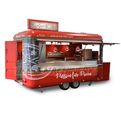 Airstream Custom Hot Dog Snack Fast Food Trailer com cozinha completa na Europa Pizza Grill