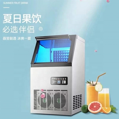 Máquina de fazer gelo Hicon para produção de cubos de gelo na Feira de Cantão