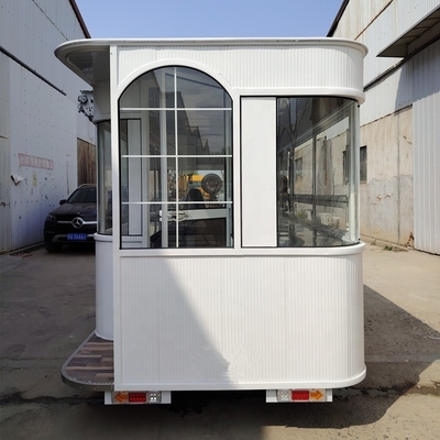 Trailers móveis de alimentos totalmente equipados personalizados para o negócio de caminhão de comida de frango assado