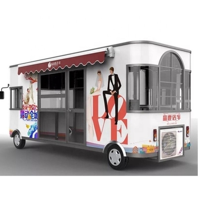 2024 Última Tecnologia Caminhão de lanches para fast food Máquinas função de condução de carro