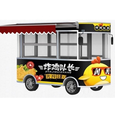 2024 Última Tecnologia Caminhão de lanches para fast food Máquinas função de condução de carro