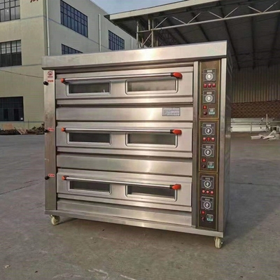 Forno de cozimento monofásico de 200 kg de capacidade, com design amigável e aço inoxidável