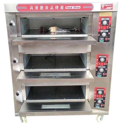 Forno de cozimento monofásico de 200 kg de capacidade, com design amigável e aço inoxidável