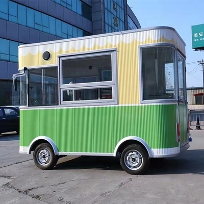 Speed Street Mobile Coffee Ice Cream Kiosk Feito de Vegetais para Profissionais