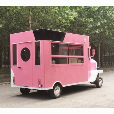 2024 Long Working Life Carrinho de quiosque de comida de rua personalizado para produção de alimentos congelados