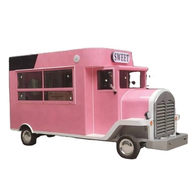 220V/380V Full Outlet de aço inoxidável Trailer móvel de alimentos com serviço técnico ao longo da vida