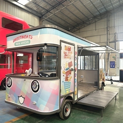 Reboque móvel para carrinho de aquecimento de alimentos móveis de rua/reboque de alimentos crepe e amplamente utilizado