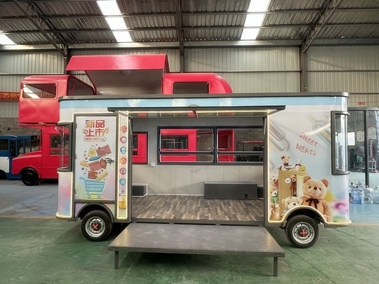 Reboque móvel para carrinho de aquecimento de alimentos móveis de rua/reboque de alimentos crepe e amplamente utilizado