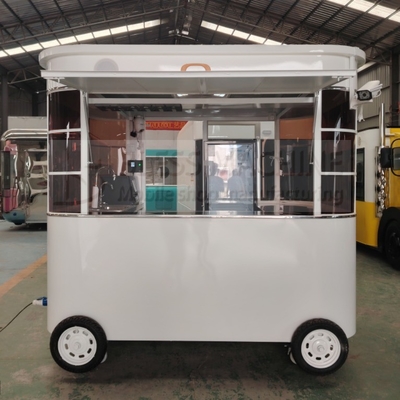 Modern Mobile Coffee Milk Tea Soja Milk Fresh Juice Vegetable Fruit Salad Trolley