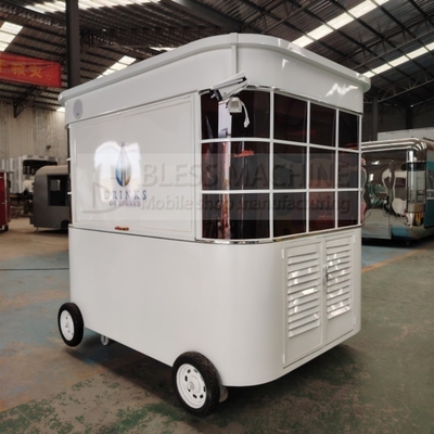 Modern Mobile Coffee Milk Tea Soja Milk Fresh Juice Vegetable Fruit Salad Trolley