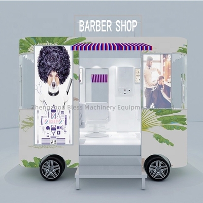 Barbearia móvel com 85kms Long Distance e L420.00cm*W180.00cm*H230.00cm Tamanho
