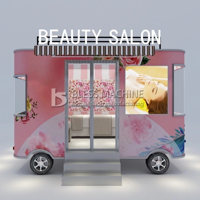 4 Wheels Technology Mobile Beauty Spa Salon Trailer para produtos lácteos Longa vida útil