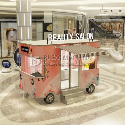 4 Wheels Technology Mobile Beauty Spa Salon Trailer para produtos lácteos Longa vida útil