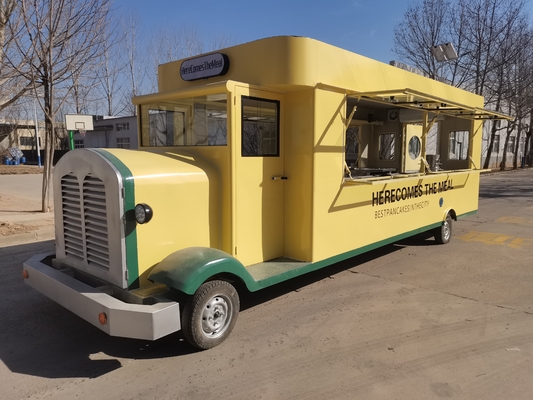 Caminhão móvel de lanches personalizável e fácil de operar em 2022