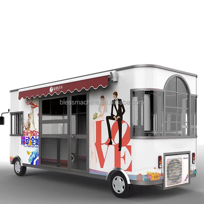 Multifuncional e conveniente camião de alimentação elétrica de 220 V ao ar livre com design versátil
