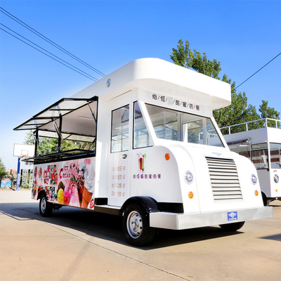 Fabricação de fast food Padaria Caminhão de alimentos elétrico Máquinas Função Exibição de bens