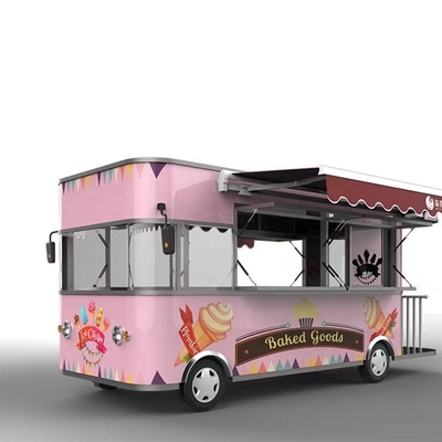2024 Caminhão de lanches móvel multifuncional elétrico com tamanho personalizado