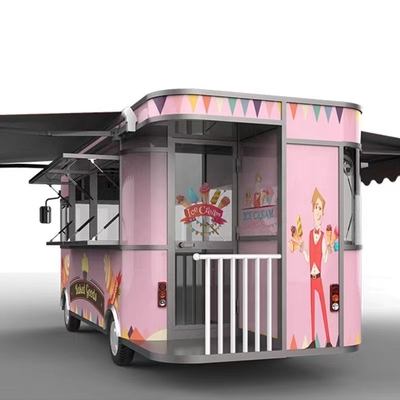 2024 Caminhão de lanches móvel multifuncional elétrico com tamanho personalizado