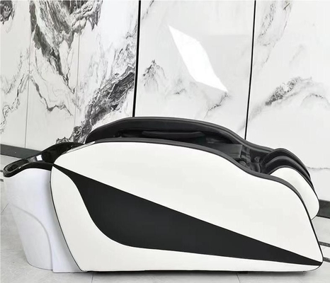 Funcionamento de um toque final cama de shampoo de massagem elétrica para barbearia e salão de cabeleireiro