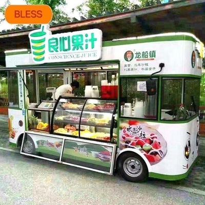 2022 Super Performance Mobile Restaurant Car de aço inoxidável para camiões de restauração